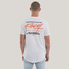Load image into Gallery viewer, Kiss Chacey Prodigy Curved Tee - White
