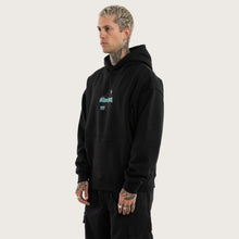 Load image into Gallery viewer, Kiss Chacey Despair Oversized Hoodie - Anthracite Black
