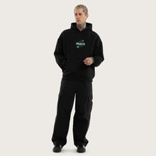 Load image into Gallery viewer, Kiss Chacey Despair Oversized Hoodie - Anthracite Black
