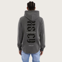 Load image into Gallery viewer, Kiss Chacey Existance Dual Curved Hoodie - Pigment Charcoal
