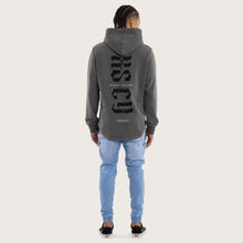 Load image into Gallery viewer, Kiss Chacey Existance Dual Curved Hoodie - Pigment Charcoal
