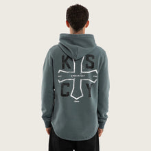 Load image into Gallery viewer, Kiss Chacey Tension Dual Curved Hoodie - Pigment Stormy Weather
