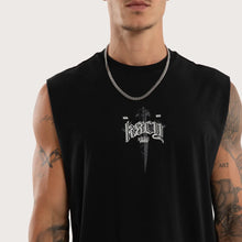 Load image into Gallery viewer, Kiss Chacey Shatter Relaxed Fit Muscle - Jet Black
