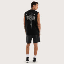 Load image into Gallery viewer, Kiss Chacey Shatter Relaxed Fit Muscle - Jet Black
