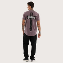 Load image into Gallery viewer, Kiss Chacey Arcane Dual Curved Tee - Pigment Flint
