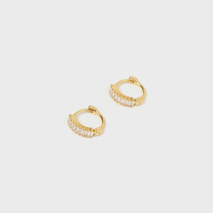 Arms Of Eve Khloe Gold Earrings -Stone