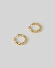 Load image into Gallery viewer, Arms Of Eve Kira Gold Mini Hoop Earrings
