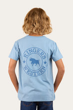 Load image into Gallery viewer, Ringers Western Signature Bull Kids Classic T-Shirt - Dusk/Navy
