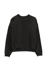 Stussy Typewriter Oversize Crew - Black