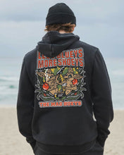 Load image into Gallery viewer, The Mad Hueys Less Blueys Hooded Pullover - Vintage Black
