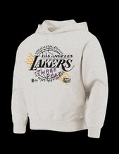 Load image into Gallery viewer, Mitchell And Ness NBA Accolades Hoodie Los Angeles Lakers- White Marle
