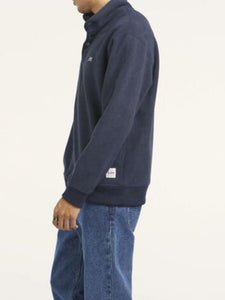 Lee Button Up Polar Sweat - Blue Steel