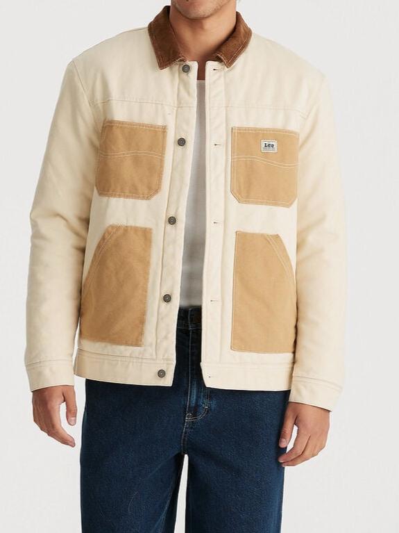 Lee Utility Jacket - Canvas Stone