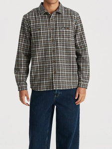 Lee Worker L/S Shirt - Brown Check