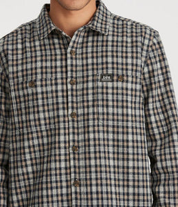 Lee Worker L/S Shirt - Brown Check