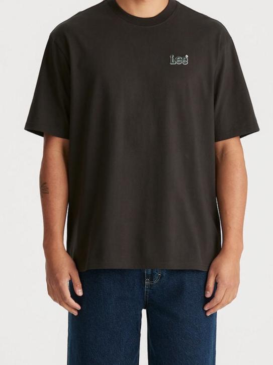 Lee Twitch Baggy Tee - Worn Black
