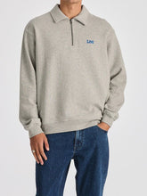 Load image into Gallery viewer, Lee Collar Fleece Sweat - Grey Marle
