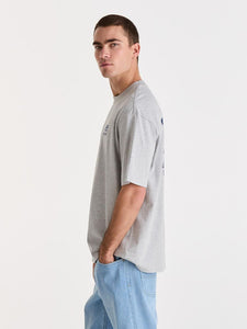 Lee Fade Away Baggy Tee - Grey Marle