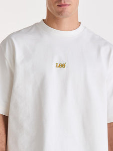 Lee Heavy Hit Boxcut Tee - White