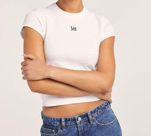 Load image into Gallery viewer, Lee Essential Rib Tee - Timeless White
