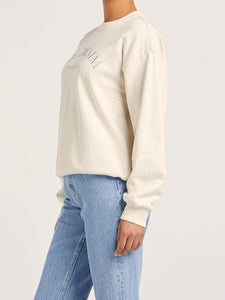 Lee Baggy Recycled Cotton Sweat - Arches Ecru