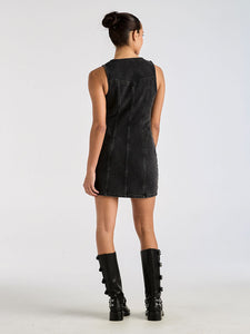 Lee Robbie Denim Dress - Ashen Black