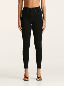 Lee High Licks Crop Jeans - Primo Black
