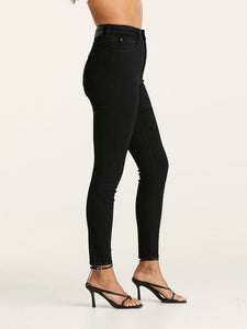 Lee High Licks Crop Jeans - Primo Black