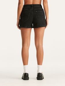 Lee High Relaxed  Short -  Dusted Black