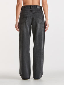 Lee Mid Slouch Relaxed Jean - Basalt