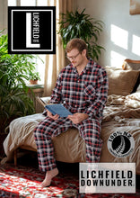Load image into Gallery viewer, Lichfield Downunder Brushed Cotton Pyjamas - Red
