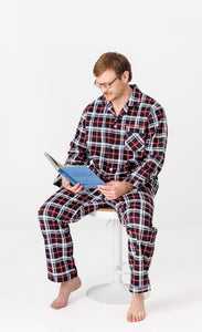 Lichfield Downunder Brushed Cotton Pyjamas - Red