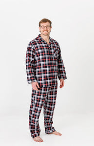Lichfield Downunder Brushed Cotton Pyjamas - Red