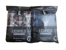 Load image into Gallery viewer, Lichfield Downunder Brushed Cotton Pyjamas - Blue
