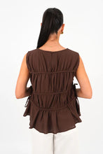 Load image into Gallery viewer, All About Eve Lou Lou Tie Top - Brown
