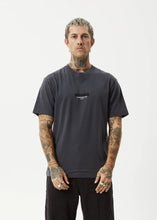 Load image into Gallery viewer, Afends Vinyl Recycled Retro Fit Tee - Charcoal
