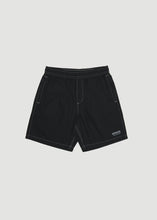 Load image into Gallery viewer, Afends The Dopamine Swim Short 18&#39; - Black

