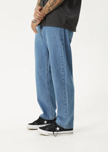 Load image into Gallery viewer, Afends Ninety Two&#39;s Relaxed Fit hemp Denim Jeans - Worn Blue
