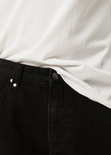 Load image into Gallery viewer, Afends Mens Ninety Two&#39;s Organic Denim Relaxed Jeans - Washed Black
