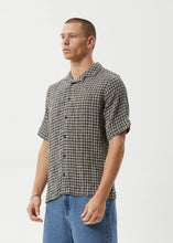 Load image into Gallery viewer, Afends Asta Seer Sucker Regular Shirt - Steel
