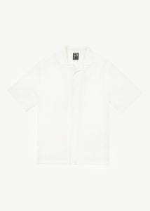 Afends Calm Cuban Short Sleeve Shirt - White