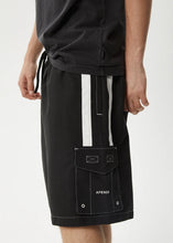 Load image into Gallery viewer, Afends House Related Cargo Swim Short - Black
