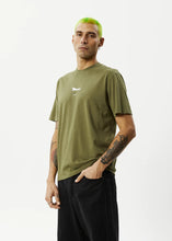 Load image into Gallery viewer, Afends Relaxed Retro Fit Tee - Military
