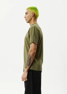 Afends Relaxed Retro Fit Tee - Military