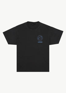 Afends Globalisation Boxy T-Shirt - Stone Black