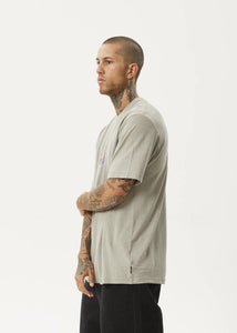 Afends Mens Fruiting Retro Fit Tee - Olive