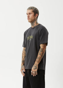 Afends Retro Fit Tee - Stone Black