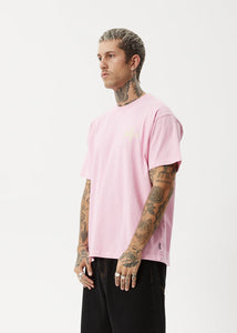 Afends Heavy Weight Box Fit Tee - Vintage Pink