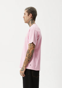 Afends Heavy Weight Box Fit Tee - Vintage Pink