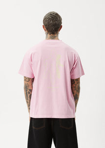 Afends Heavy Weight Box Fit Tee - Vintage Pink